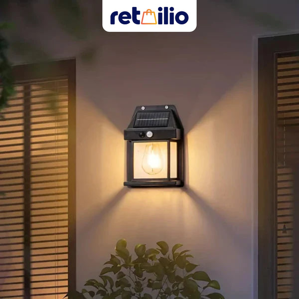 Solar Outdoor Wall Light with Motion Sensor